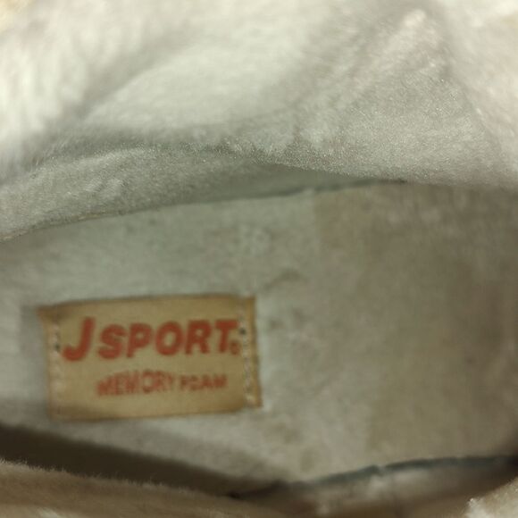 Jsport bluestone tan ankle boots faux fur lining Sz 7  EUC - Picture 7 of 8